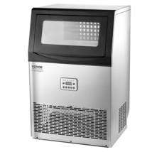Commercial Ice Maker Freestanding Cabinet Machine 90lbs/24H 50 Ice Cubes - $536.49