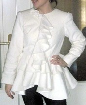 CUSTOM MADE Alexander Mcqueen inspired ruffle trim tailcoat - as worn by Kate Mi - £441.54 GBP