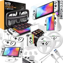 Orzly Accessories Kit Bundle Compatible with Nintendo Switch OLED Console (NOT - £67.13 GBP