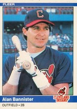 1984 Fleer Alan Banister 535 Indians - £0.75 GBP