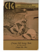 Consumer Information Guide Chicopee Falls Savings Bank Ma booklet cats c... - £11.66 GBP