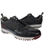 Footjoy FJ Contour Fit 54098 Black Golf Cleats Shoes Mens Size 10.5 M - £43.25 GBP