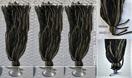 3 5" 100 Acrylic Strand Spawning Mops Camouflage with Suctions Cups - $7.43