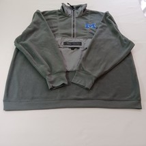 North &amp; Acrux Half Zip Pullover Jacket Fleece Men&#39;s Gray Sweatshirt Size XL - $280.57 MXN