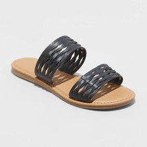 NEW Women&#39;s Addie Wide Width Two Band Slide Sandals - Universal Thread 5.5W - $20.00