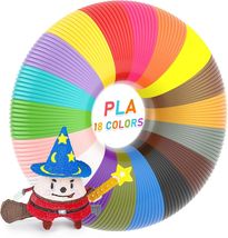 3D Pen Filament Refills, 18 Colors 3D Pen PLA Filament, Each Color 10 Feet - $9.24 CAD