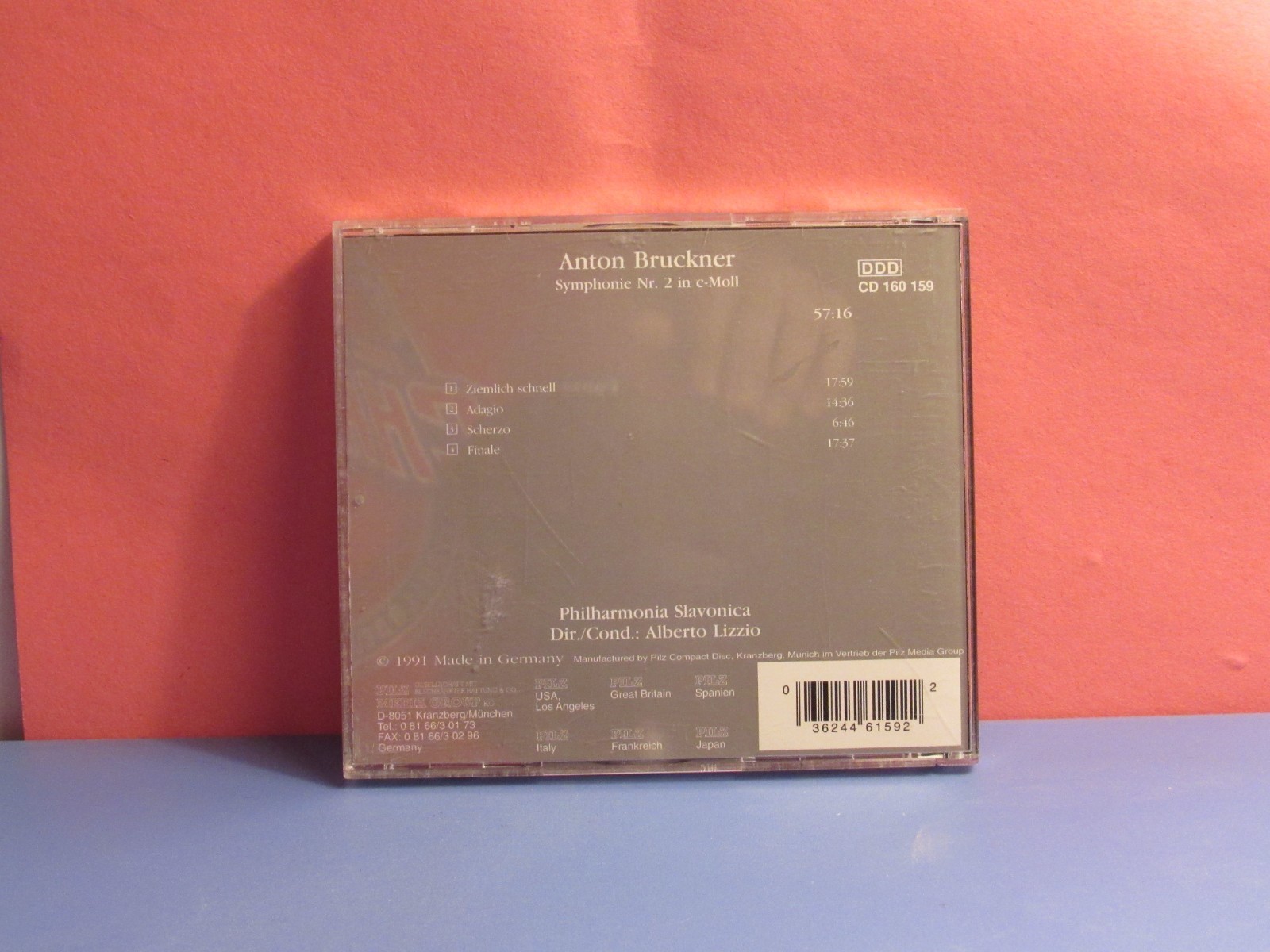 Anton Bruckner: Symphony No. 2 Vienna Master Series (CD, 1991, Pilz) Item image 2