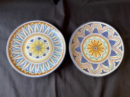 Pair of Deruta Italy ceramic  wall plates . Marked Back - £70.92 GBP