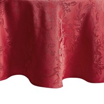 Elrene Home Fashions Poinsettia Elegance Jacquard Christmas/Holiday Waterproof S - $45.99