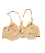 Sears Beige Full Coverage Bra 34 BC Nylon/Spandex Blend Lace Vintage - $32.54 CAD