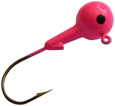 SeaCandy Tackle Roundhead Jig, Fluorescent Pink, 1/4 oz - $9.80
