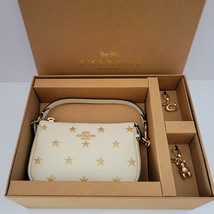 Coach CW962 Boxed Nolita 15 Wristlet Clutch Star Chalk Leather Charm Set - $118.06