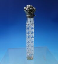 Sterling Silver and Cut Crystal Perfume Bottle c.1920 4 1/2&quot; (#5382) - €161,10 EUR