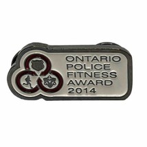 Ontario Police Fitness Award Law Enforcement Crime Prevention Enamel Hat... - $11.95