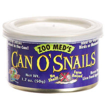 Zoo Med Can O Snails: Farm-Raised Juicy Treats for Reptiles, Birds, or Mammals - £6.26 GBP+