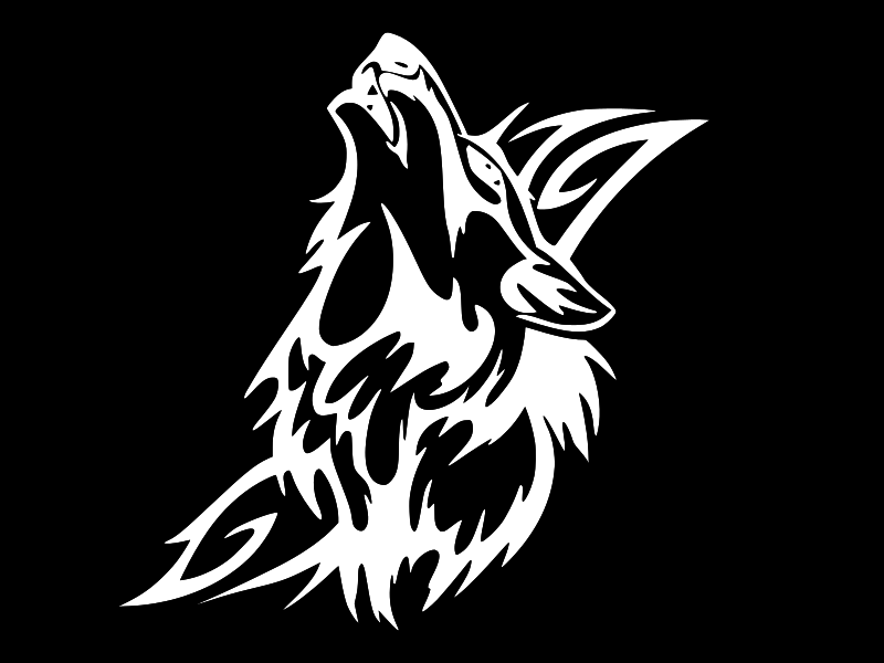WOLF HOWLING TRIBAL Vinyl Decal Car Wall Truck Sticker CHOOSE SIZE COLOR - $3.18+