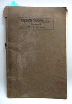 1911 Antique Friction Transmission Rockwood Catalog W Prices Indianapolis In - £98.52 GBP