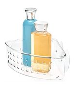 iDesign Plastic Bathroom Suction Holder, Shower Organizer Corner Basket for - $434.98 MXN