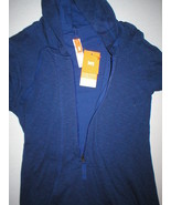 NWT Womens Lucy Activewear XS Top Dark Blue Long Sleeves Pullover Half Z... - £77.31 GBP