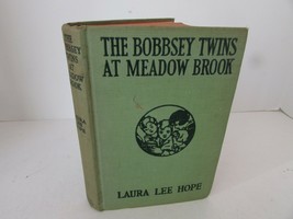 THE BOBBSEY TWINS AT MEADOW BROOK BY LAURA LEE HOPE HC BOOK GROSSET &amp; DU... - $4.90