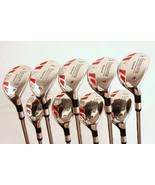 XXL BIG TALL +2&quot; SENIOR HYBRIDS XL 3-SW RESCUE ALL HYBRID SET JUMBO GOLF... - $10,046.35 MXN