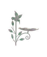 Iron Hummingbird Leaf Bird Feeder Garden Stake (Set of 2) - 791087 - $2,036.65 MXN