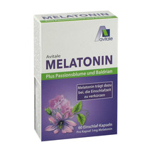 MELATONIN+PASSIONFLOWER+Valerian capsules 60 pieces - $94.00