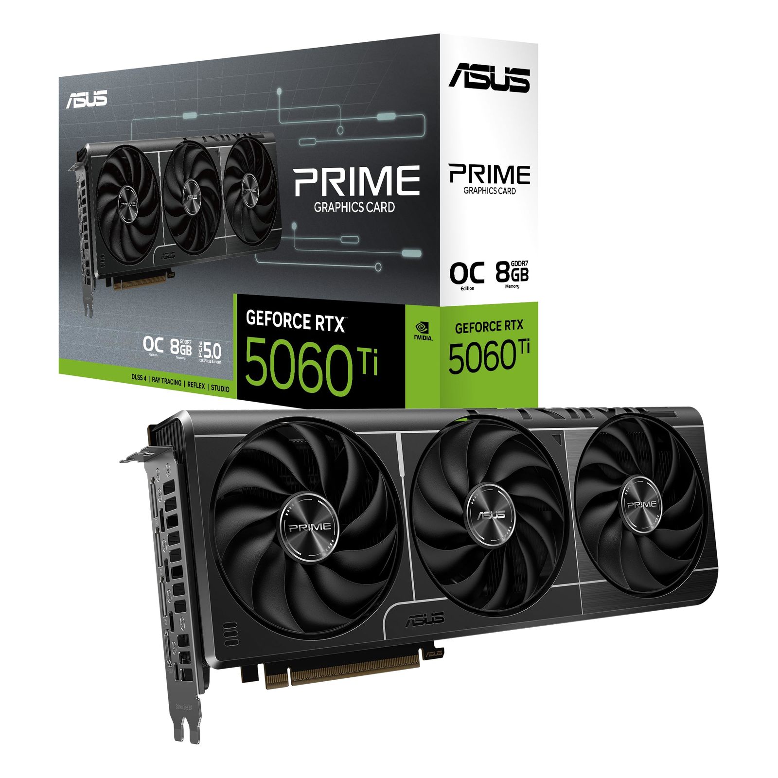 ASUS The SFF-Ready Prime GeForce RTX 5060 Ti 8GB GDDR7 OC Edition Graph... - $619.12