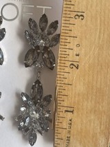 Ann Taylor LOFT Crystal Marquis Floral Dangle Earrings NWT Bridal Formal NICE - £15.17 GBP