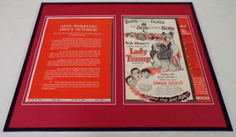 1962 Disney Lady and the Tramp 16x20 Framed ORIGINAL Industry Advertisement  - £236.66 GBP