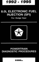 1992 1993 1994 1995 Dodge Viper 8.0L Elettronica Carburante Iniezione Powertrain - £47.18 GBP