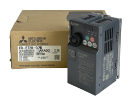 NEW MITSUBISHI ELECTRIC FR-E720-0.2K / FRE72002K COMPACT INVERTER 200-24... - £344.80 GBP