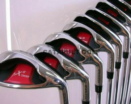 New X5 +2&quot; Steel Stiff Big Extra Oversize Xl 4-SW Golf Clubs Iron Set - £348.77 GBP