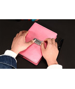 Girls Secret Diary with Password Code Lock Pink PU Leather Writing Lined Journal - $25.74