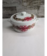 Vintage Andrea By Sadek Christmas Garland Casserole Dish - $85.99