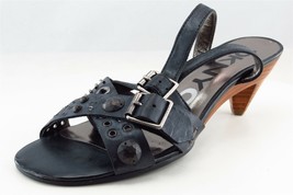 DKNYC Ankle Strap Black Synthetic Women Shoes Size 7.5 Medium - £15.65 GBP