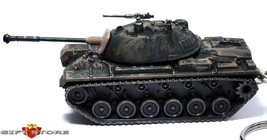 Rare Htf Key Chain Ring 1953~1990 M48 Patton Tank Israel Korea Vietnam Army Camo - £35.44 GBP