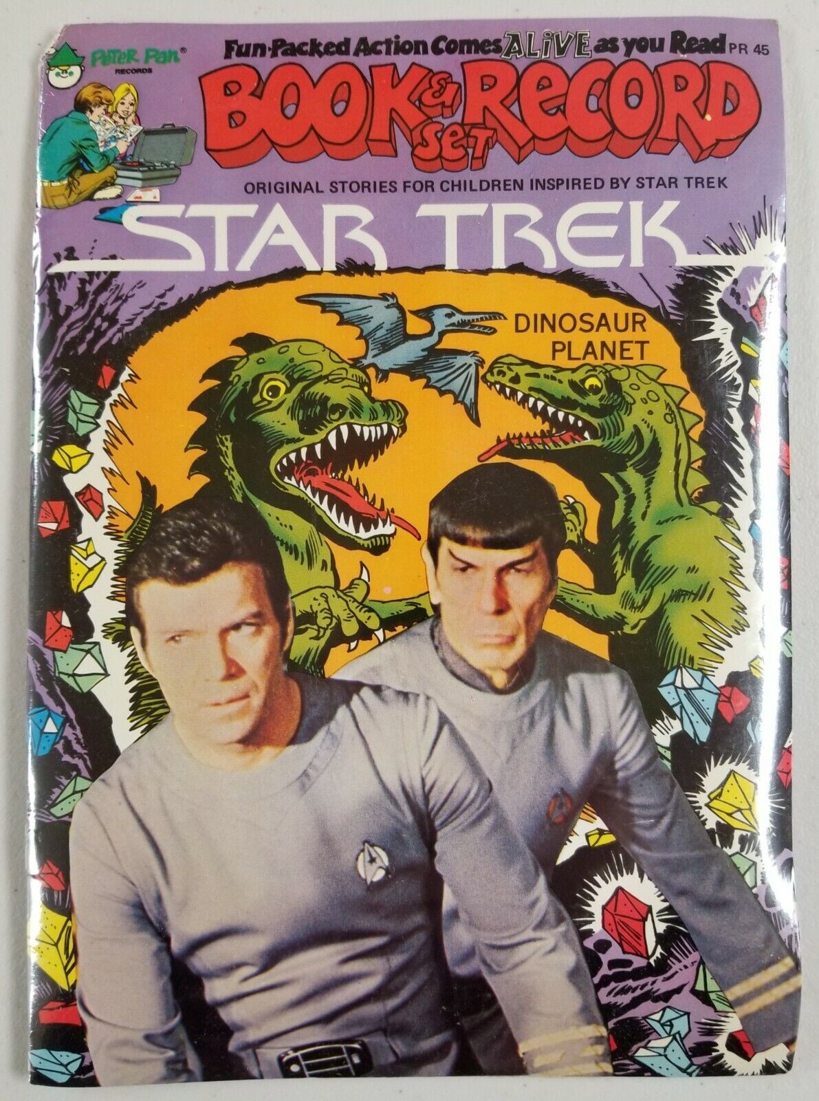 Primary image for Star Trek 1979 Peter Pan Book & Record Set Brand New "Dinosaur Planet"