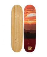 Sunset Graphic Bamboo Skateboard (Deck Only)  - £47.16 GBP