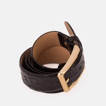 The Strat Black Leather Belt image 7