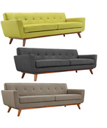 Mid Century Classic Fabric Sofa 90” Wide In Green, Charcoal Gray, Granit... - $1,399.08 CAD