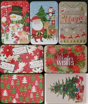 Christmas Holiday Cookie Tins Metal Gift Boxes Set C, Select: Theme - £2.74 GBP