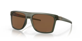 Oakley Leffingwell Sunglasses OO9100-1157 Matte Olive Ink W/ PRIZM Bronze Lens - £82.66 GBP