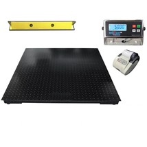 SellEton 48&quot; x 48&quot; (4&#39; x 4&#39;) Floor Scale with 2 Bumper Guards &amp; Printer | 5000 l - £1,375.59 GBP