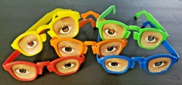 Vtg Crazy Eyes Dime Store Glasses Creative Novelty Glasses Toys Lot of 5 SKU 9 - £10.19 GBP