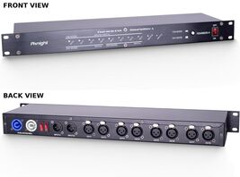 Pknight RDM DMX Splitter 8 Way Amplifier Dual Input PowerCON RDM8802K-A ... - $99.95