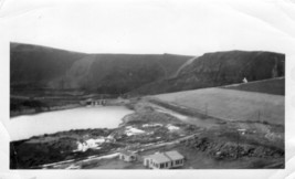 Vintage Black And White Photograph Lucky Peak Dam 1951 - £15.65 GBP