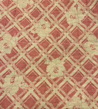 Vintage Quilt HAND SEWN Cotton Antique HOME MADE - Read Description  P9 - £55.23 GBP