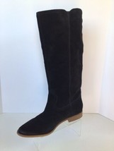 SPLENDID Penelope Tall Soft Slouchy Riding Boots, Black Suede (Size 8.5 M) - £31.84 GBP