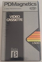Brand New Sealed PDMagnetics Beta Video Casette L-500 - £12.70 GBP